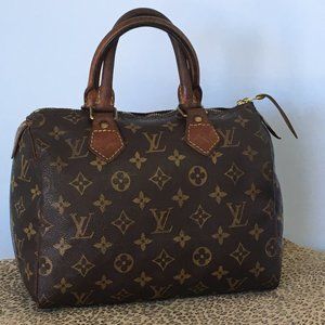 Vintage Beautiful Louis Vuitton Speedy bag 25